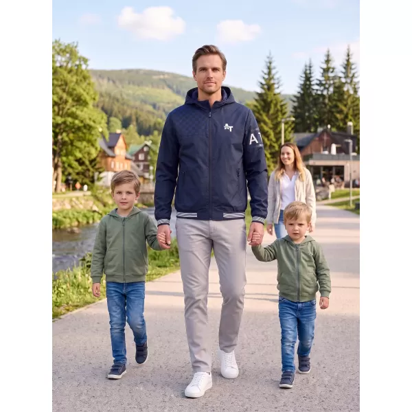  Pánska bunda ALTISPORT EGBERT TMAVO MODRÁ 