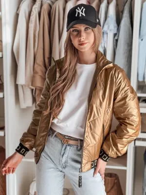 Dámska bunda DSTREET GLAMCIX TY4784 BÉŽOVÁ