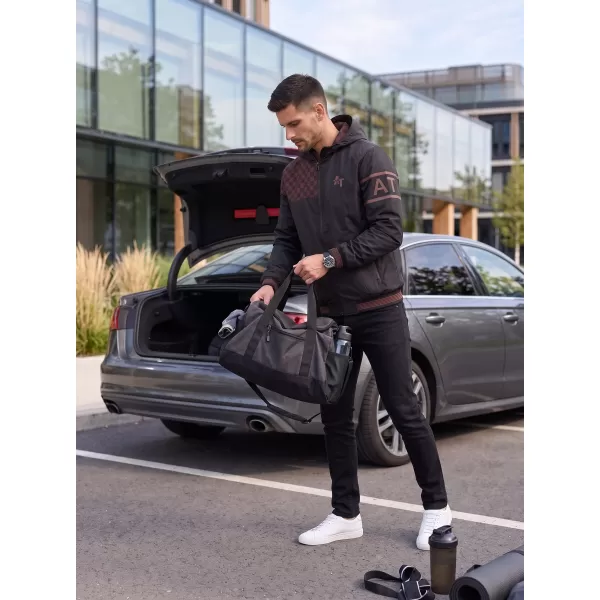  Pánska bunda ALTISPORT EGBERT ČIERNA/HNEDÁ 