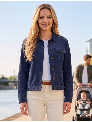 Dámska bunda ALTISPORT EVELINA MODRÁ