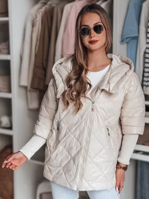 Dámska bunda DSTREET PUFFILOF TY4856 BIELA