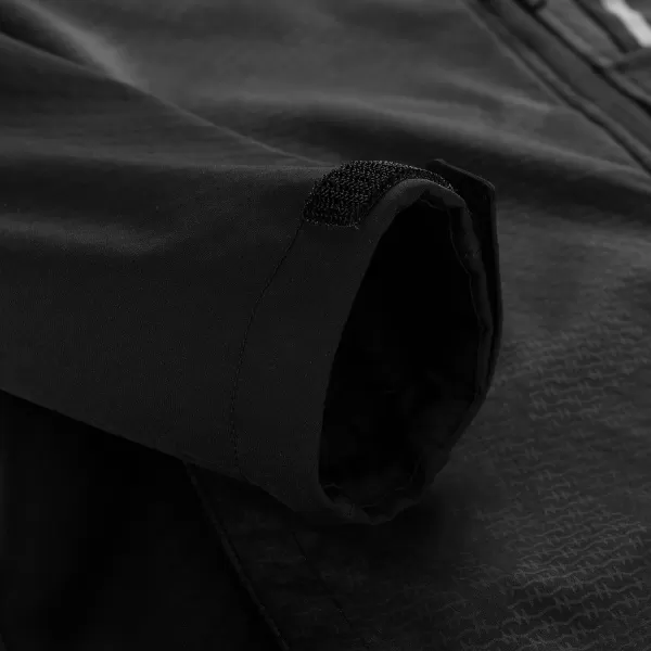  Pánska bunda so softshell ALPINE PRO HOOR ČIERNY 