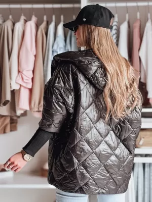 Dámska bunda DSTREET PUFFILOF TY4855 ČIERNA