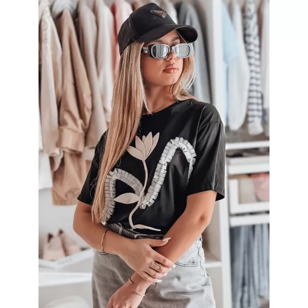  Dámske tričko DSTREET RY2716 ČIERNA 