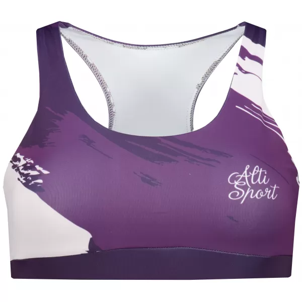 Dámska prémiová športová podprsenka ALTISPORT VOJ/ALW081POD01 TMAVO FIALOVÁ 