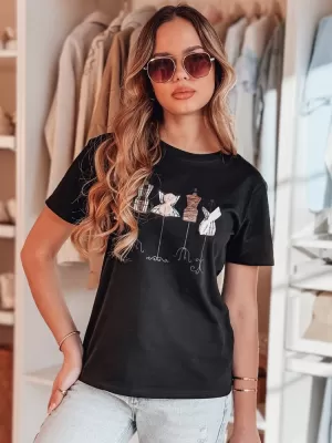Dámske tričko DSTREET RY2729 ČIERNA