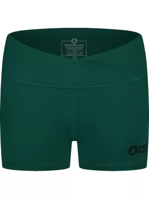 Dámske fitness šortky NORDBLANC NBSPL8038 ZELENÁ