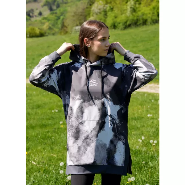  Dámska funkčná predĺžená mikina premium ALTISPORT VOJ/ALW093MI03 SIVÁ 