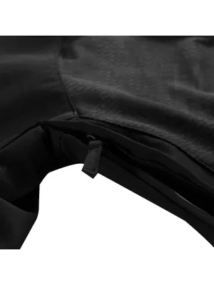 Pánska bunda so softshell ALPINE PRO HOOR ČIERNY