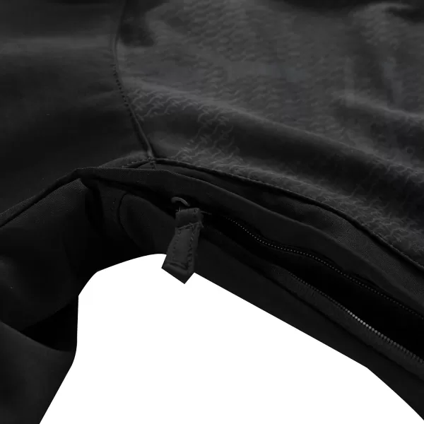  Pánska bunda so softshell ALPINE PRO HOOR ČIERNY 