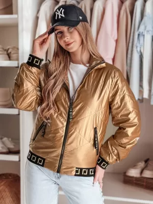 Dámska bunda DSTREET GLAMCIX TY4784 BÉŽOVÁ