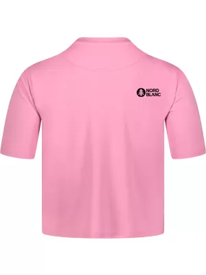 Dámsky funkčný crop top NORDBLANC NBSLF8028 RUŽOVÁ