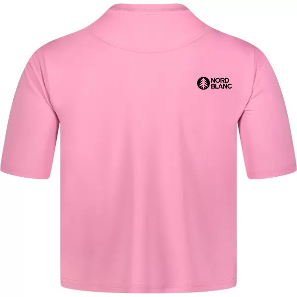  Dámsky funkčný crop top NORDBLANC NBSLF8028 RUŽOVÁ 