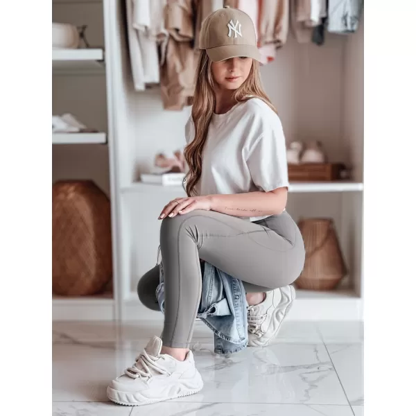  Dámske legíny DSTREET UY2609 TMAVO ŠEDÁ 