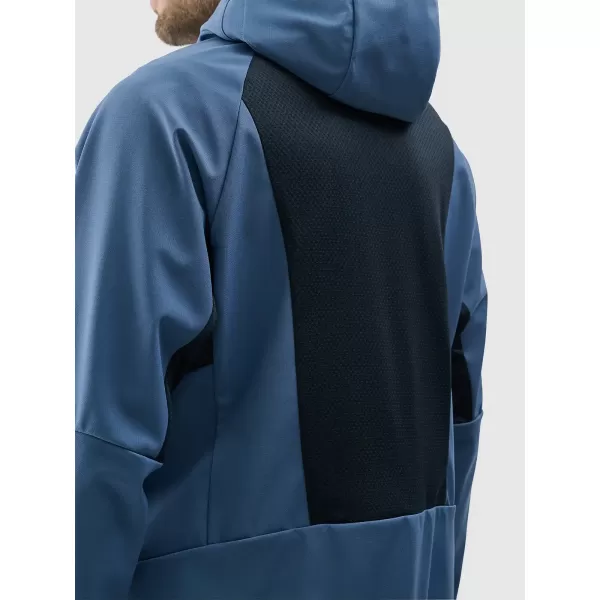  Pánska bunda so softshell 4F WSS25TSOFM313 DŽÍNSOVINA 
