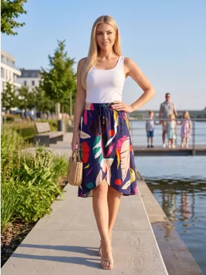 Dámska sukňa ALTISPORT EFEA TMAVO MODRÁ