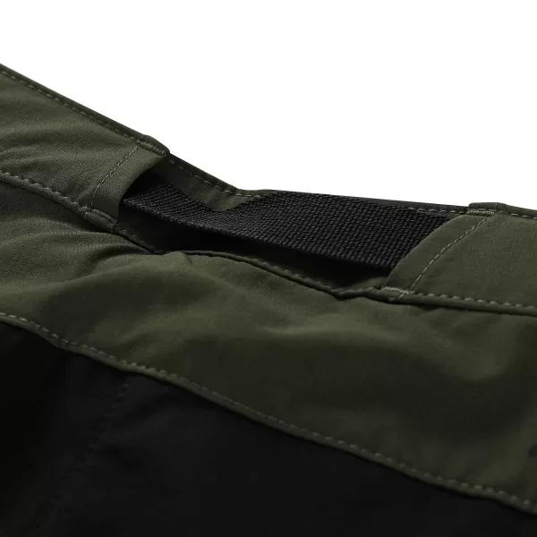  Ženské softshell nohavice ALPINE PRO AKANA 2 ZELENÝ 