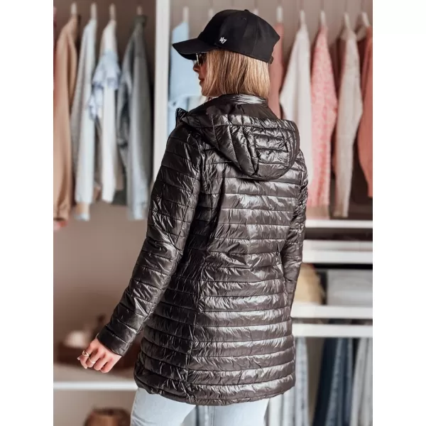  Dámska bunda DSTREET MOTOROMI TY4848 ČIERNA 