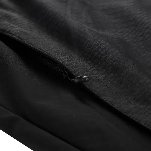  Pánska bunda so softshell ALPINE PRO HOOR ČIERNY 