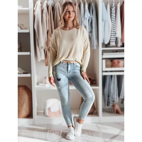  Dámske nohavice DSTREET LUMITTA UY2429 MODRÁ 
