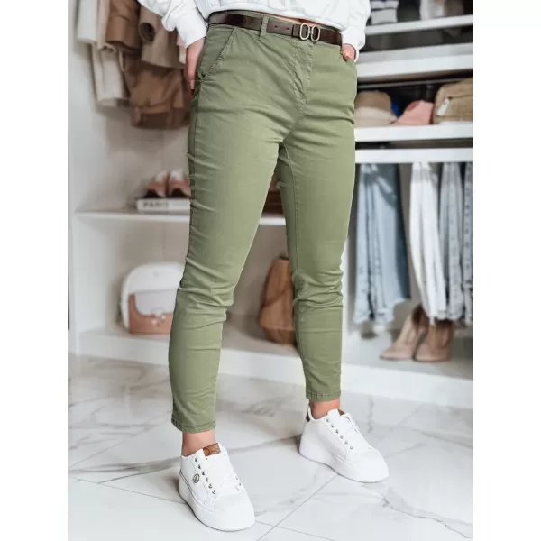  Dámske nohavice DSTREET UY2575 KHAKI 