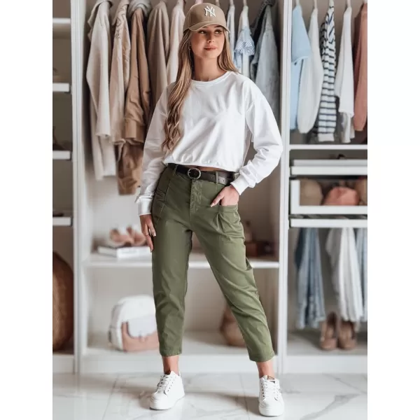  Dámske nohavice DSTREET CHINOSKA UY2558 KHAKI 