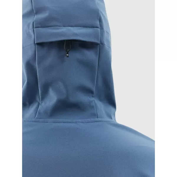  Pánska bunda so softshell 4F WSS25TSOFM324 DŽÍNSOVINA 