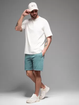 Pánske šortky OMBRE OM-SRWS-0122 TYRKYSOVÁ