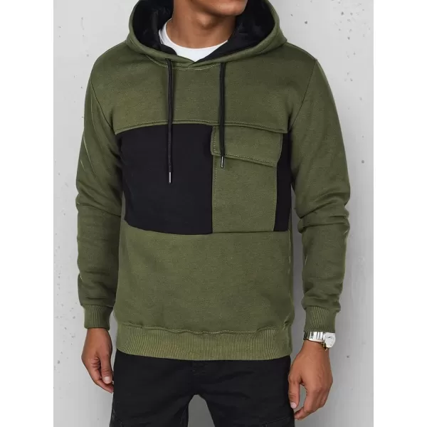  Pánska mikina DSTREET BX5913 KHAKI 