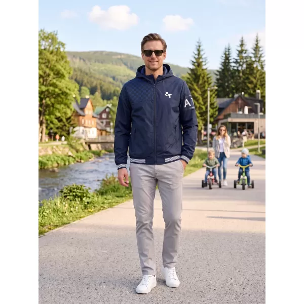  Pánska bunda ALTISPORT EGBERT TMAVO MODRÁ 