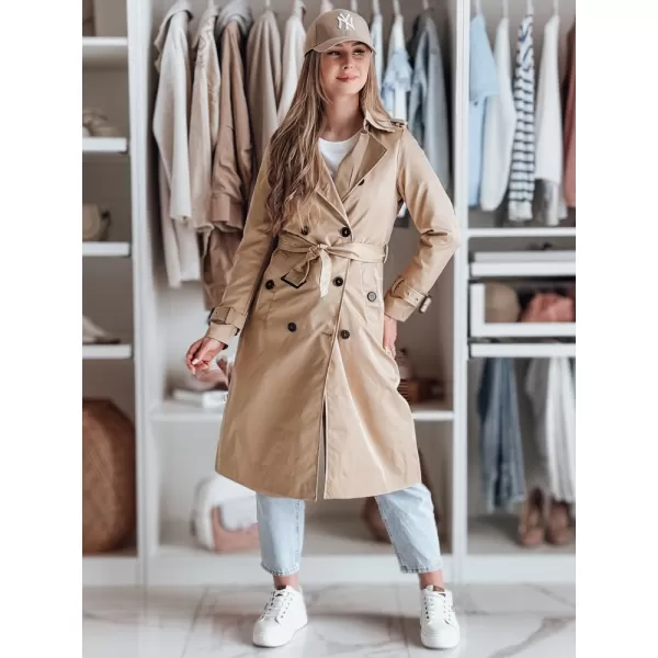 Dámsky kabát DSTREET SLIMFOTA NY0746 KARAMEL 