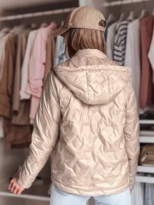 Dámska bunda DSTREET SYLVIAN TY4863 BÉŽOVÁ