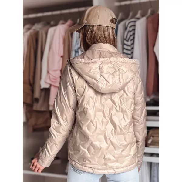  Dámska bunda DSTREET SYLVIAN TY4863 BÉŽOVÁ 