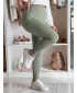 Dámske legíny DSTREET UY2603 ZELENÁ