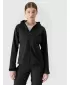 Dámska bunda softshell 4F WSS25TSOFF315 HLBOKÝ ČIERNY
