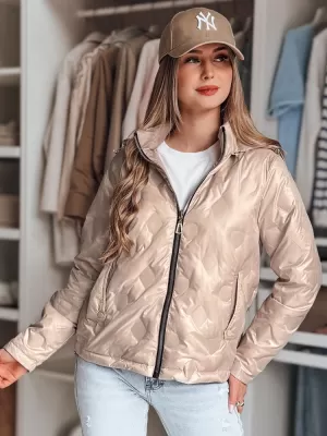 Dámska bunda DSTREET SYLVIAN TY4863 BÉŽOVÁ