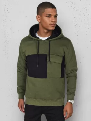Pánska mikina DSTREET BX5913 KHAKI