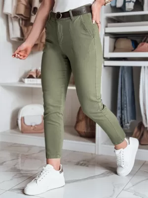 Dámske nohavice DSTREET UY2547 KAKI