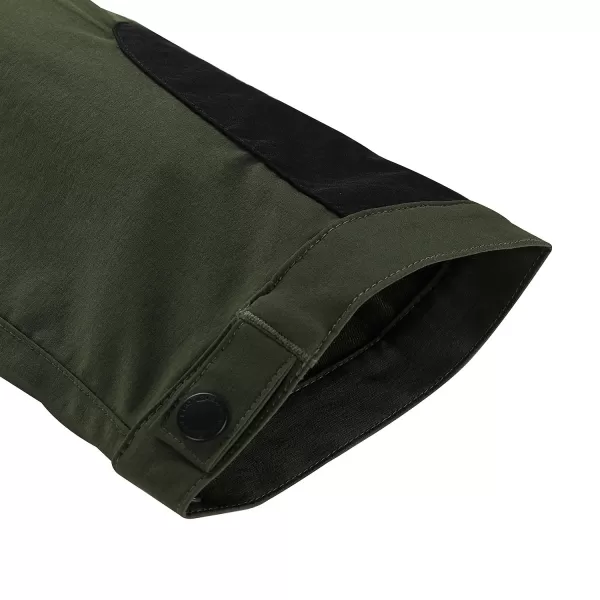  Ženské softshell nohavice ALPINE PRO AKANA 2 ZELENÝ 