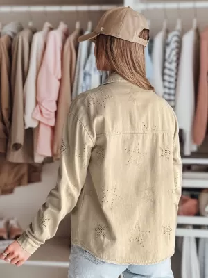 Dámska bunda DSTREET STRASHINE TY4847 KARAMEL