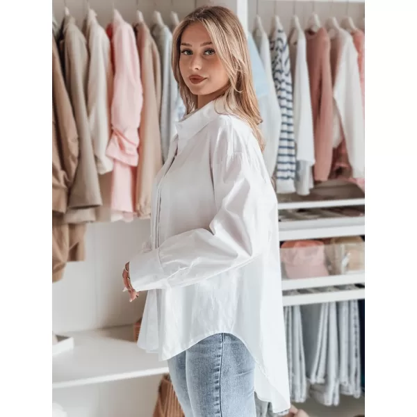  Dámska košeľa DSTREET BLUOSIZE DY0457 BIELA 