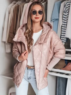 Dámska bunda DSTREET PUFFILOF TY4854 RUŽOVÁ