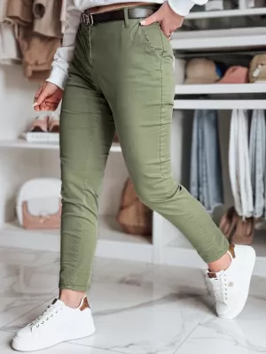 Dámske nohavice DSTREET UY2575 KHAKI