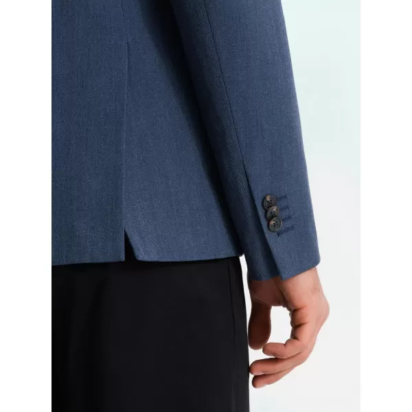  Pánska bunda OMBRE OM-BLZB-0135 TMAVO MODRÁ 