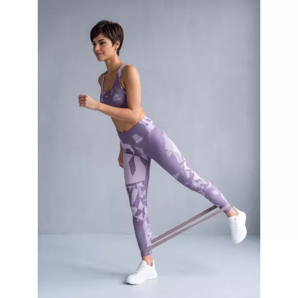  Dámska prémiová športová podprsenka ALTISPORT VOJ/ALW080POD01 ŠEDOFIALOVÁ 