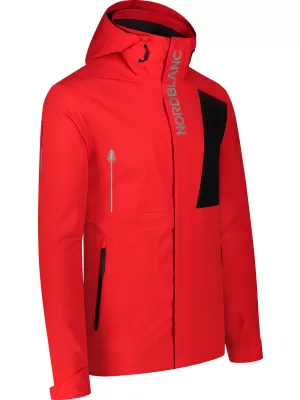 Pánska outdoorová bunda NORDBLANC BERNARD NBSJM8184 ČERVENÁ
