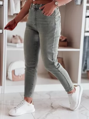 Dámske nohavice DSTREET SLIMFIZ UY2494 MODRÁ