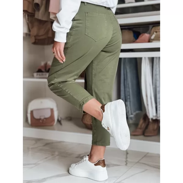  Dámske nohavice DSTREET CHINOSKA UY2558 KHAKI 