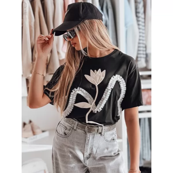  Dámske tričko DSTREET RY2716 ČIERNA 
