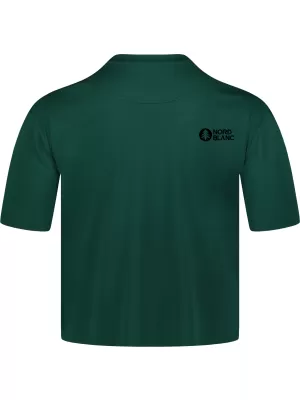 Dámsky funkčný crop top NORDBLANC NBSLF8028 ZELENÁ